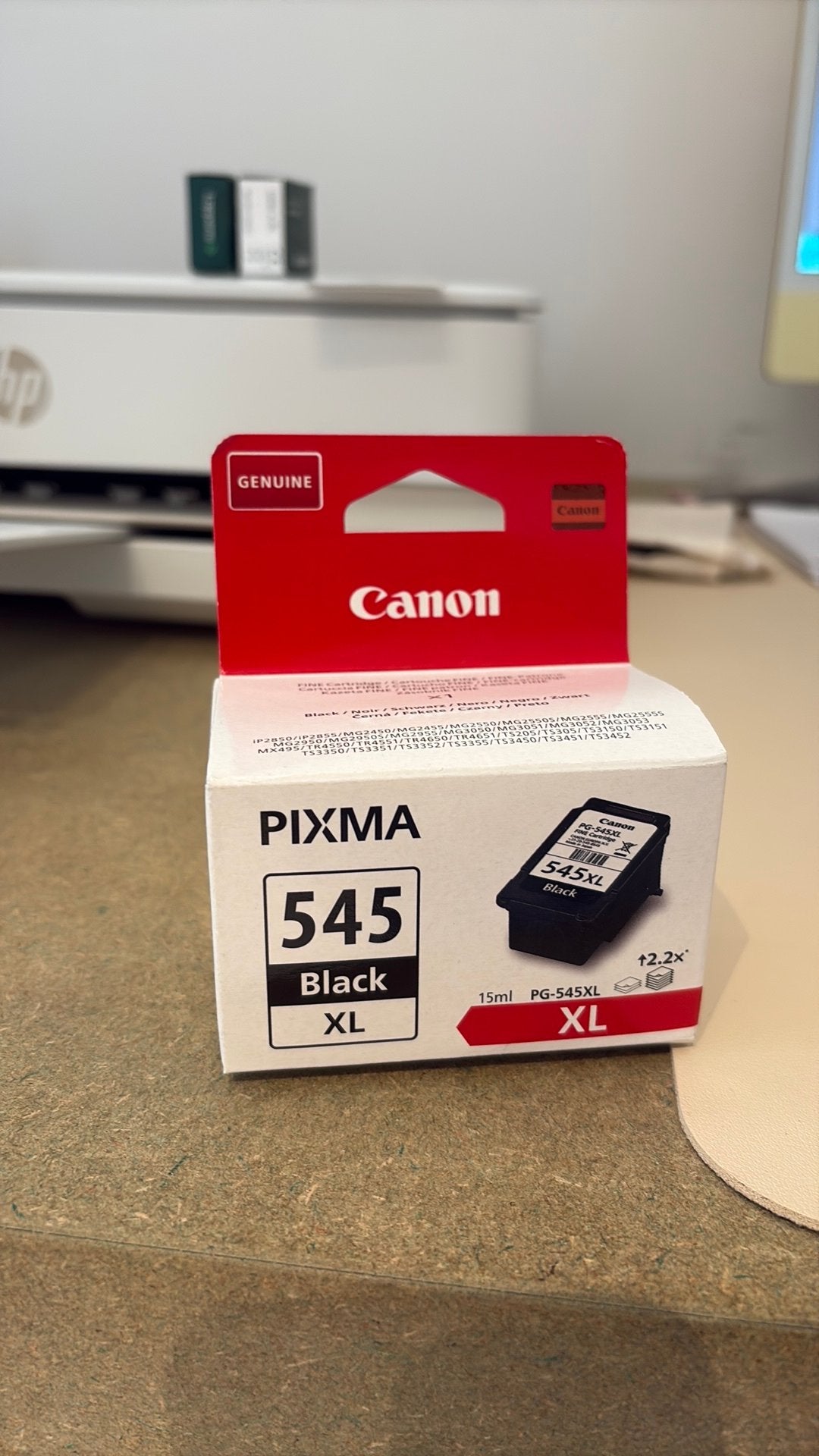 Pixma 545 XL black inktpatroon, Computers en Software, Ophalen of Verzenden, Nieuw