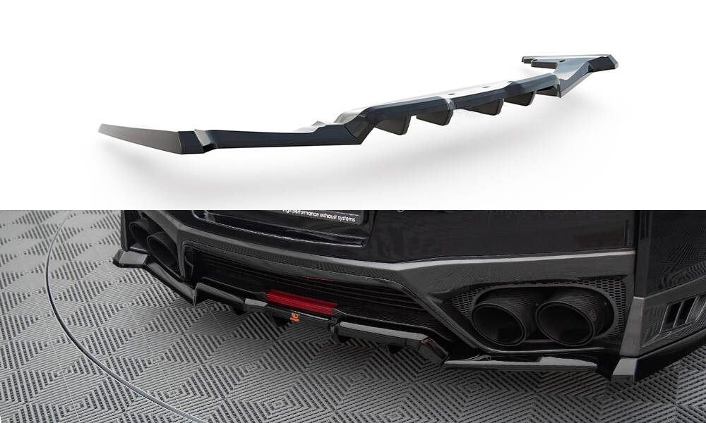 Maxton Design Nissan GTR R35 Face Spoiler Splitter Lip, Envoi