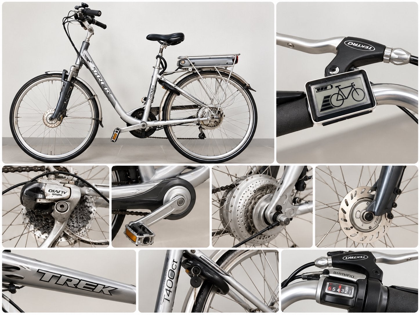 Vélo électrique Trek Navigator T400+ • Autonomie 40 km, Enlèvement