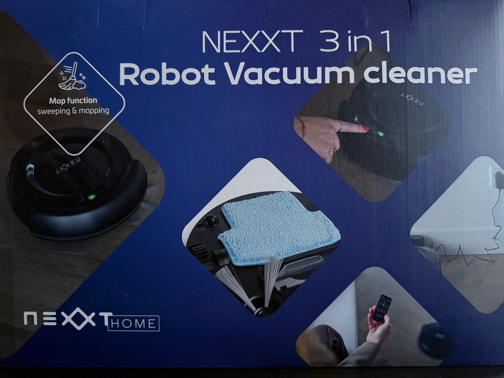 NEXXT 3 in 1 robot vacuum cleaner NIEUW, Enlèvement