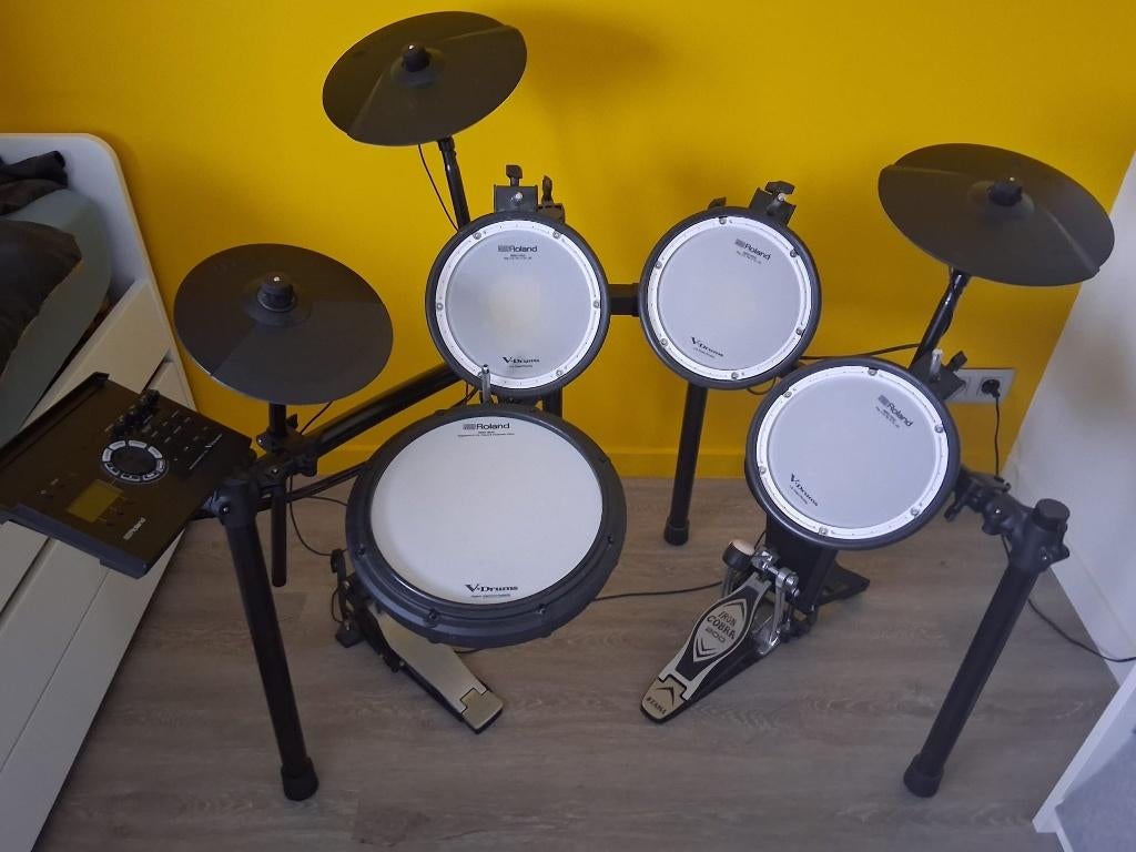 Digitale drum - Roland - V-drums + toebehoren, Muziek en Instrumenten, Ophalen, Gebruikt, Roland, Elektronisch