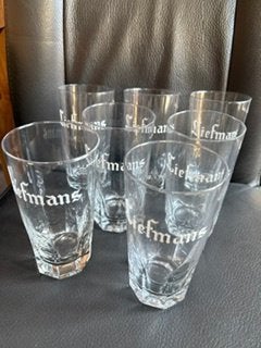 7 Liefmans bierglazen – 33 cl, Ophalen