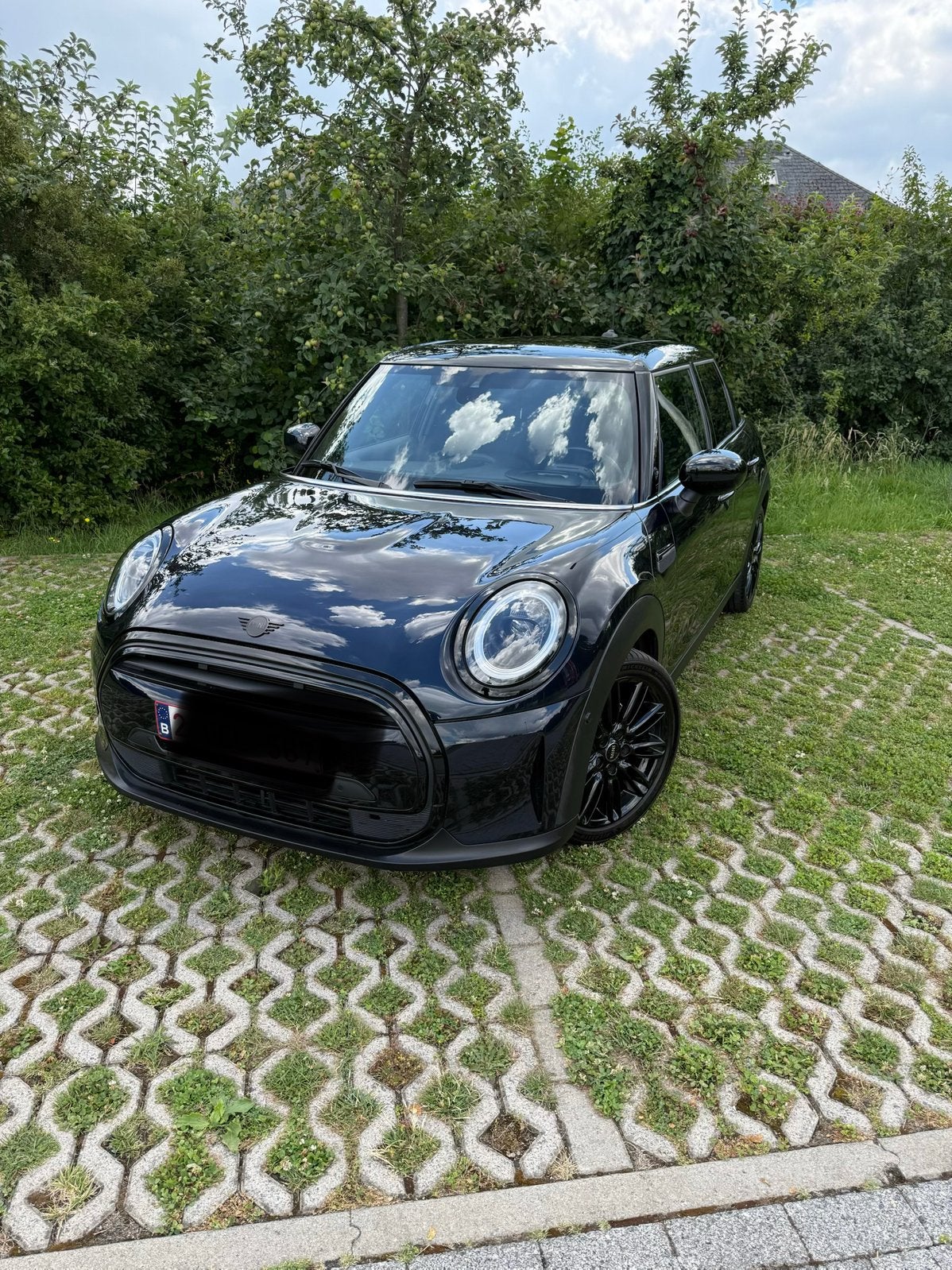 Mini cooper 5 deurs, Auto's, Mini, Zwart, Leder, 5 zetels, 5 deurs