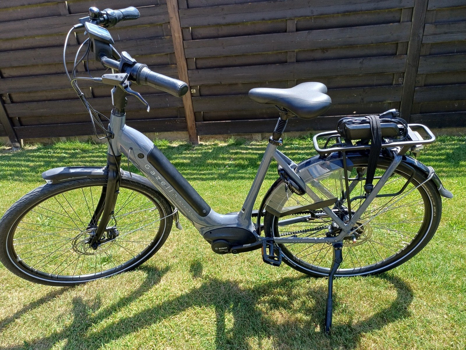 E bike gazelle grenoble c8 intube 500watt belt hmb bosch, 51 tot 55 cm, Ophalen, Zo goed als nieuw, Gazelle