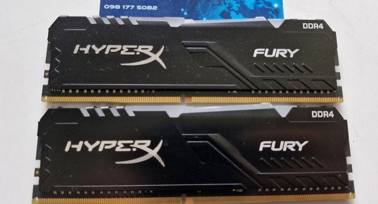 hyperx fury RGB ddr4 2x8gb 3200mhz, Computers en Software, RAM geheugen, DDR4, Ophalen of Verzenden, Zo goed als nieuw, Desktop