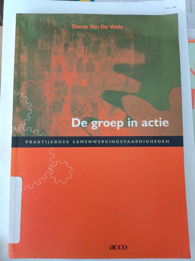 D. van de Velde - Le groupe en action, Enlèvement ou Envoi, Sciences sociales, Utilisé, D. van de Velde