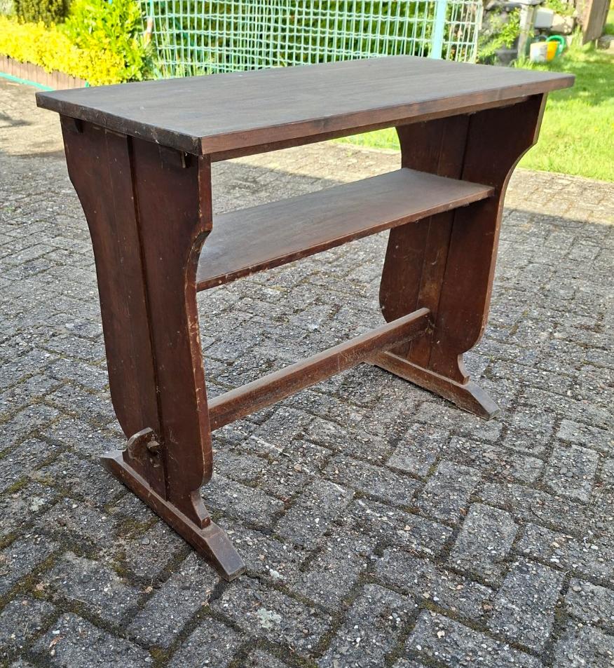 OUDE HOUTE CAFETAFEL, Ophalen of Verzenden, Huis en Inrichting