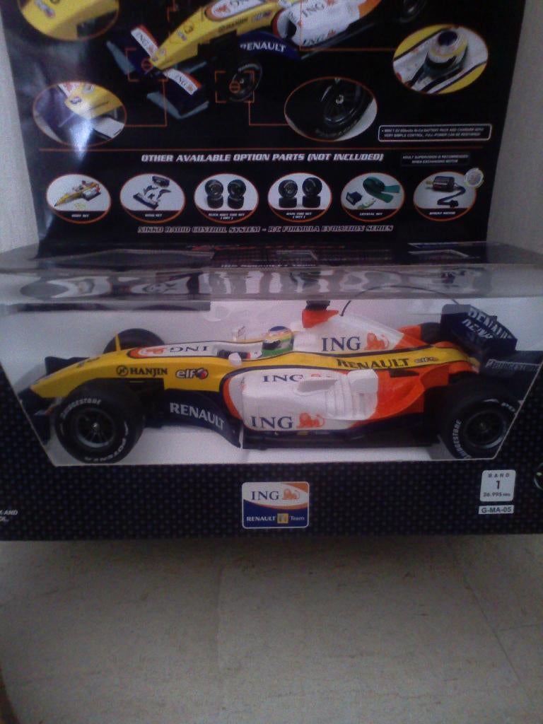 Nikko 1:14  - Model Race Auto -Formule 1 ING/Renault Uniek, Enlèvement, Neuf, ForTwo