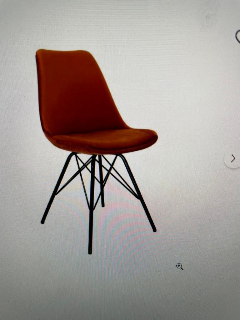 Kick kuipstoel velvet (4 stuks), Huis en Inrichting, Stoelen, Ophalen, Zo goed als nieuw