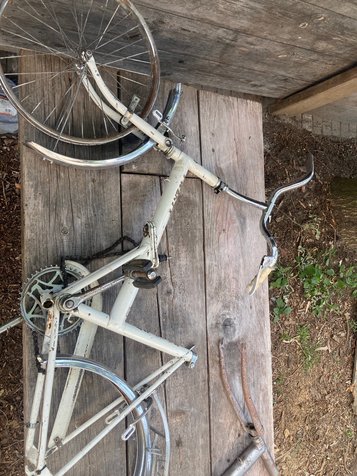 Raleigh twenty donorfiets, Ophalen