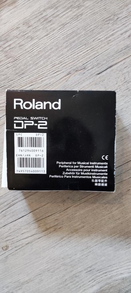 Roland piano pedaal DP-2, Enlèvement, Neuf, Noir, Piano