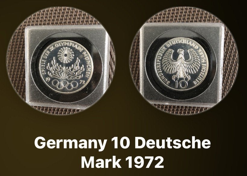 Deutsche Mark 1972 en argent, Timbres & Monnaies, Enlèvement ou Envoi, Argent
