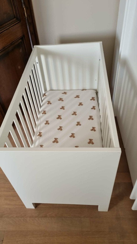 Ledikant Bopita Thijn 60x120 + Aerosleep Matras Evolution, Kinderen en Baby's, Ophalen, Zo goed als nieuw, Ledikant