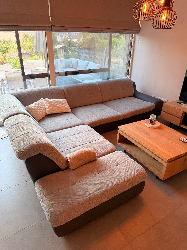 Fauteuil d'angle confortable et spacieux, Enlèvement, Utilisé, Cuir
