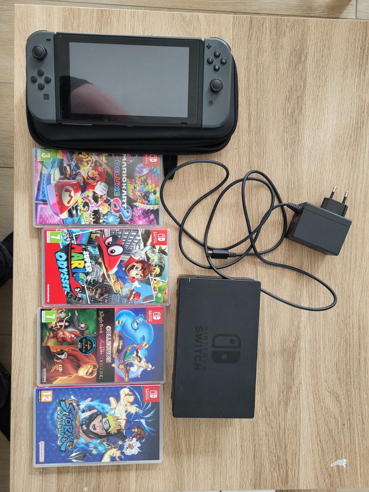 nintendo switch met games, Consoles de jeu & Jeux vidéo, Enlèvement, Utilisé, Avec jeux