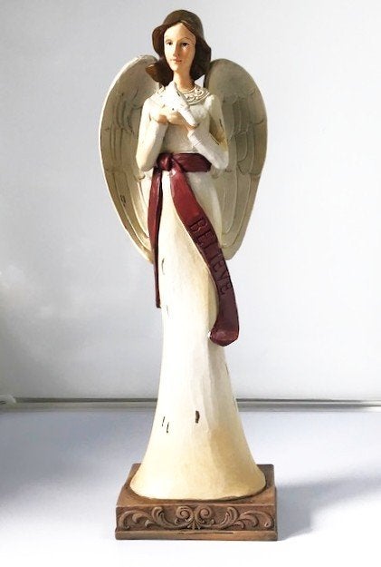 Guerre mondiale Ange réconfortant sculpté à main😍💑🤗🙏👌, Enlèvement ou Envoi, Autres, Miniature ou Figurine