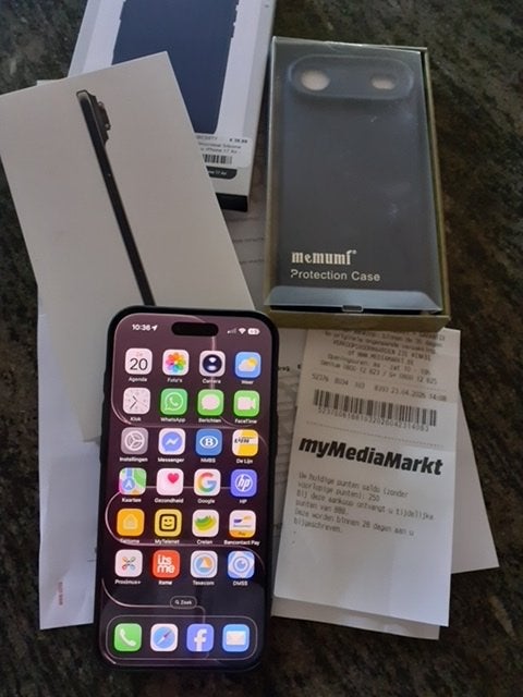 Iphone AIR 256GB Spaceblack nieuwstaat, Garantie, Factuur !, 256 GB, Zwart, Ophalen of Verzenden, Zo goed als nieuw