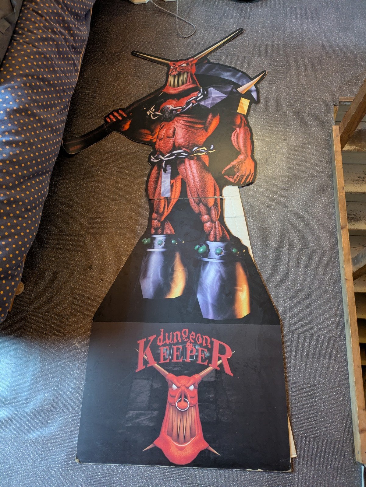 pancarte Dungeon Keeper -faucheur cornu, Enlèvement