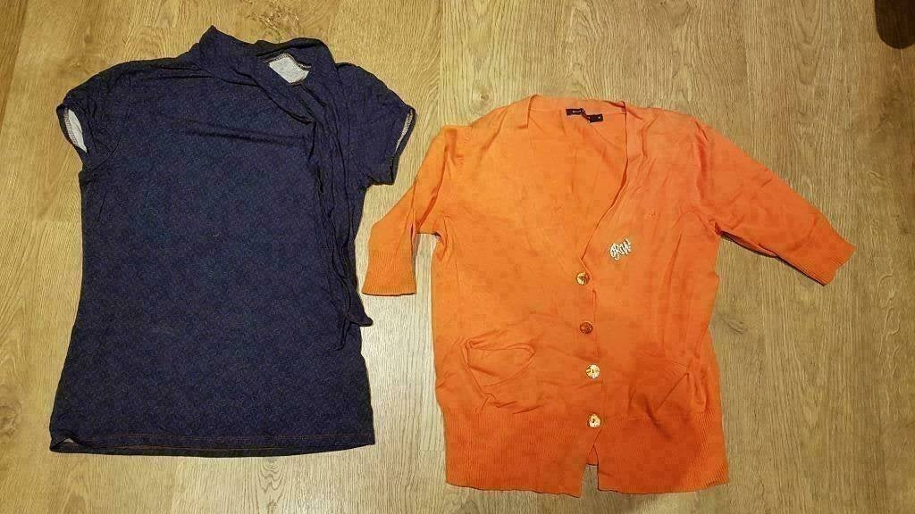 blauw en oranje t-shirt / trui JBC en River woods maat S - M, Vêtements | Femmes, Enlèvement ou Envoi, River Woods, Taille 36 (S)