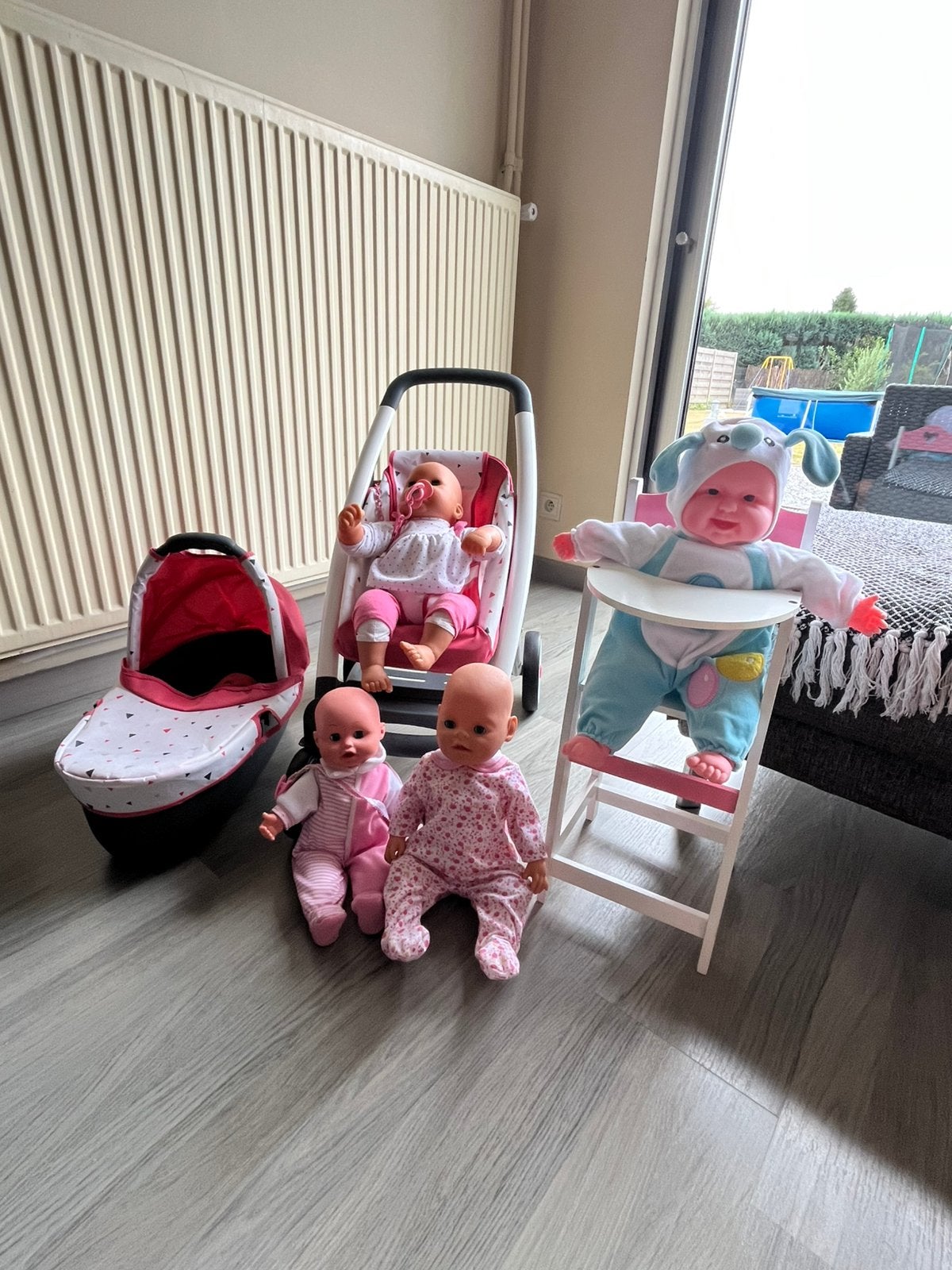 Poppen speelset, Kinderen en Baby's, Speelgoed | Poppen, Ophalen, Zo goed als nieuw