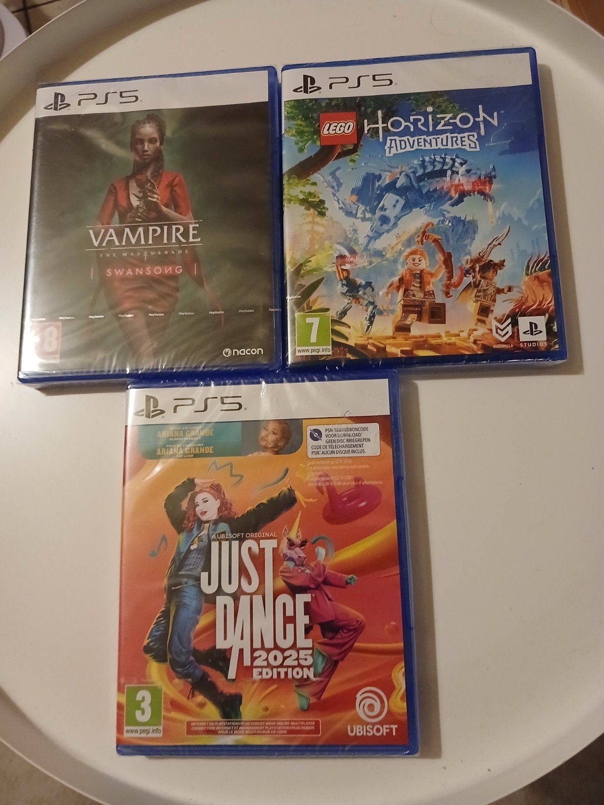 3 Nieuwe  PS 5 Games, Ophalen, Nieuw