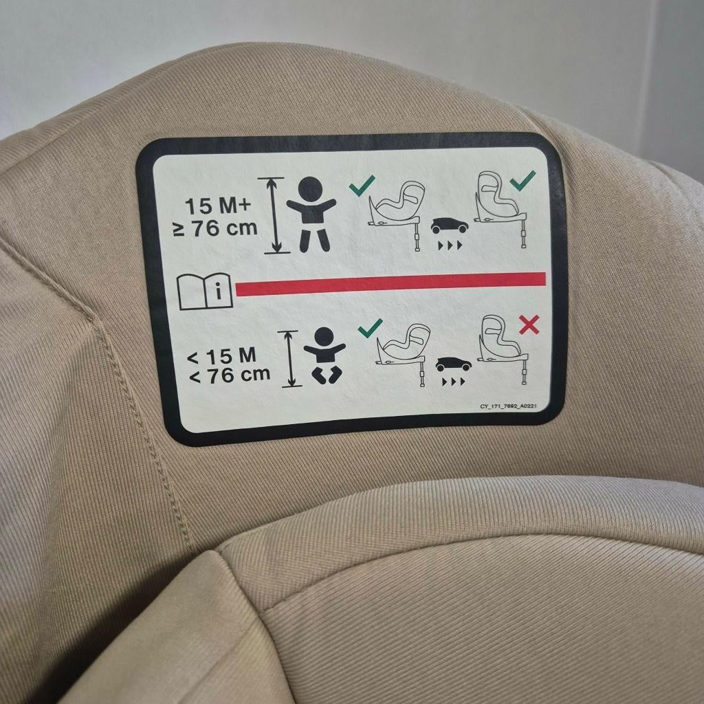 Autostoel met isofix, Gebruikt, 9 t/m 18 kg, Slaapstand, Isofix