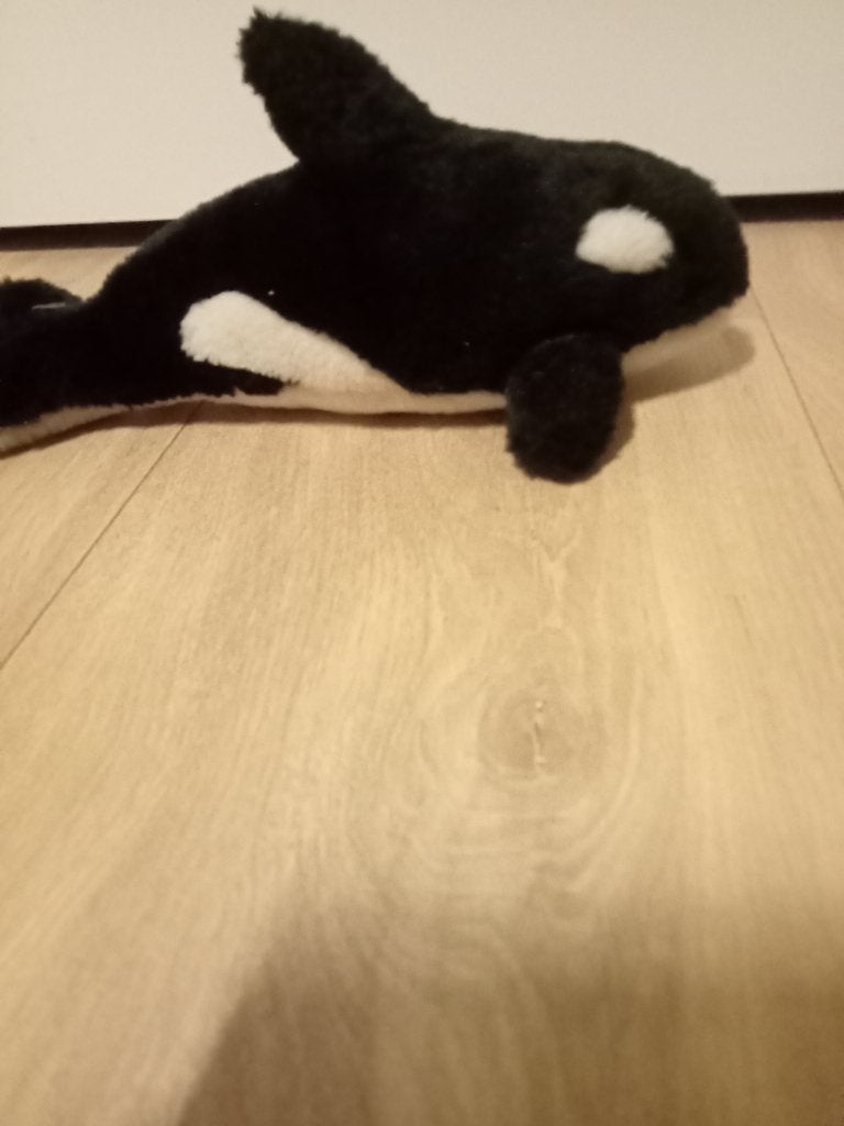 knuffel orka's, Kinderen en Baby's, Speelgoed | Knuffels en Pluche, Ophalen, Gebruikt