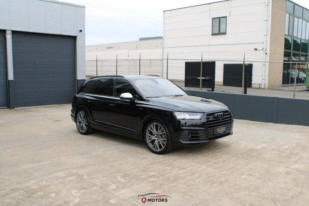 AUDI SQ7 V8 TDI/PANO/CAMERA/LED/NIGHTVISION/TREKHAAK/7ZIT, Auto's, Audi, Automaat, SQ7, Parkeerassistent, Leder