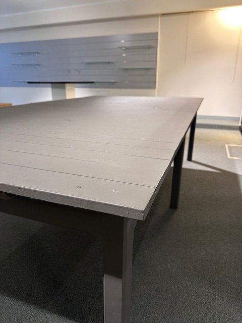 Grote eettafel, Huis en Inrichting, Ophalen, Gebruikt, 100 tot 150 cm, 200 cm of meer