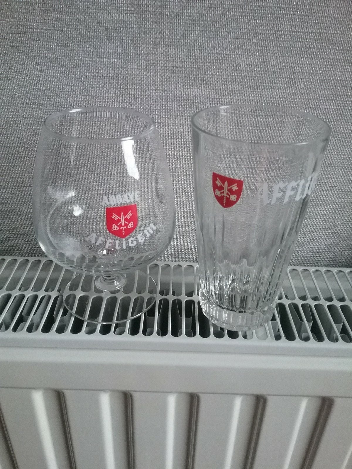 Bierglazen affligem, Verzamelen, Biermerken, Ophalen, Gebruikt