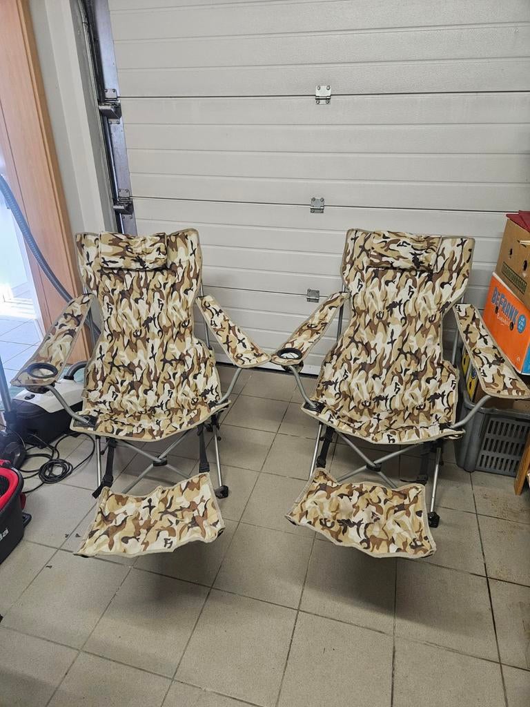 Grote camping stoelen, Enlèvement