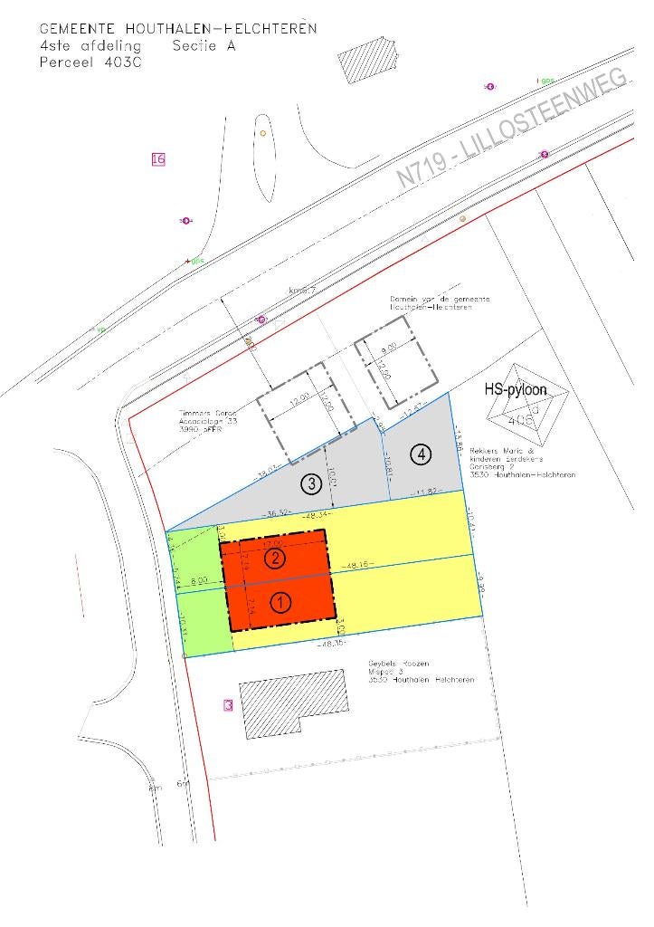 HOB bouwgrond lot 2, Houthalen-Helchteren, Verkoop zonder makelaar, 500 tot 1000 m²