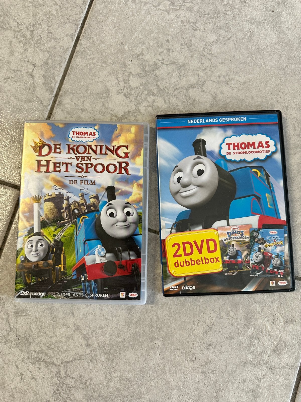 2 dvd's Thomas de trein, Cd's en Dvd's, Ophalen of Verzenden, Zo goed als nieuw