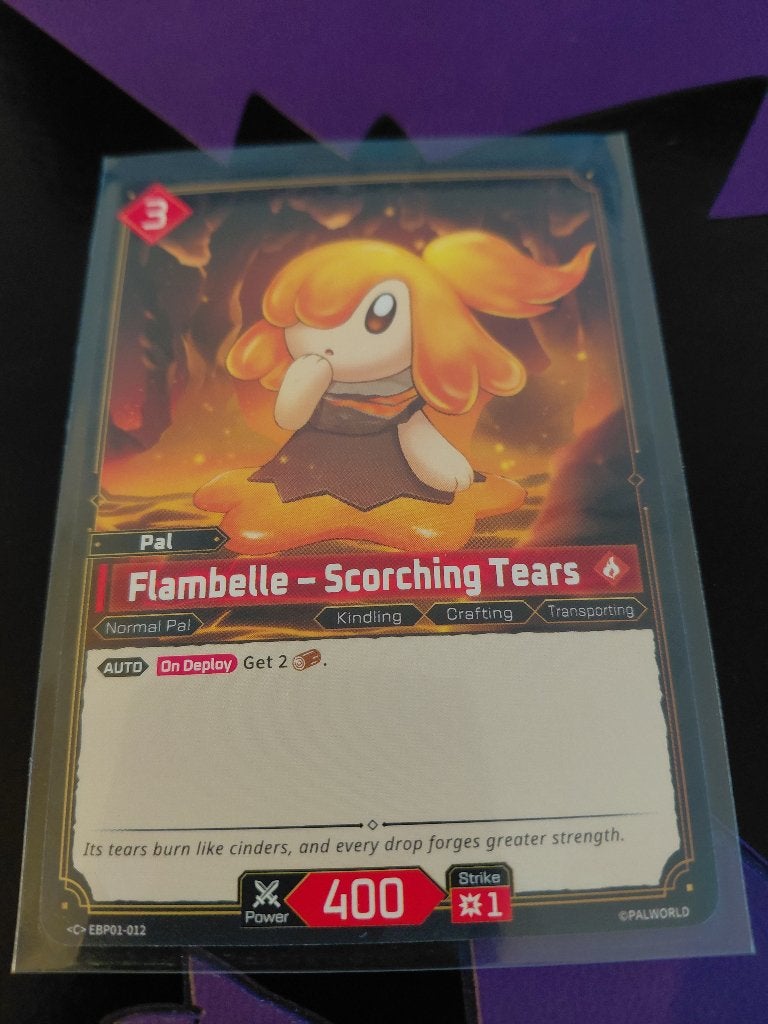 Palworld: Flambelle – <C> EBP01-012 (PRISTINE), Enlèvement ou Envoi, Neuf, Carte(s) à jouer