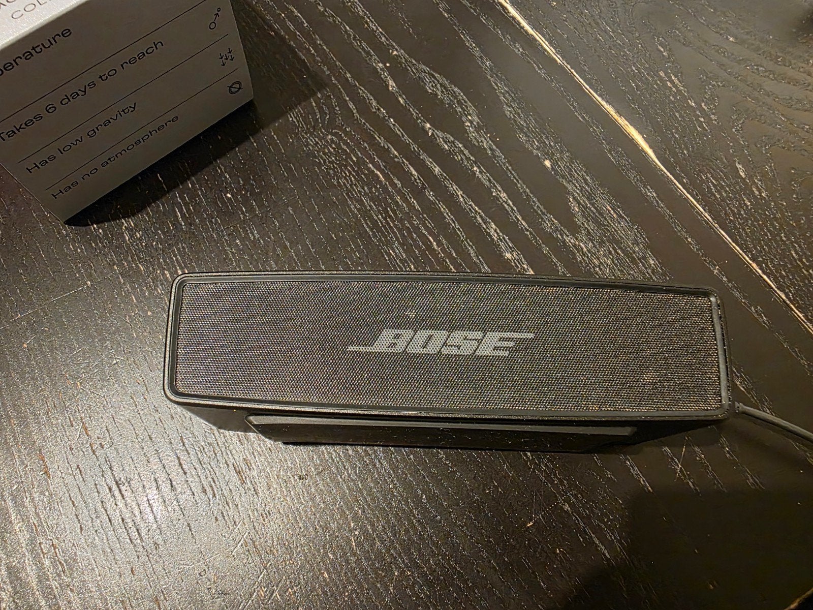 Bose Soundlink Mini + blauwe Bose cover, TV, Hi-fi & Vidéo, Enceintes, Utilisé, Haut-parleur central, Bose, Enlèvement