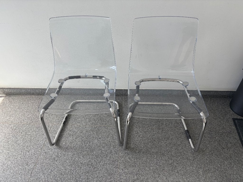 Stoelen, Ophalen, Kunststof, Gebruikt, Twee