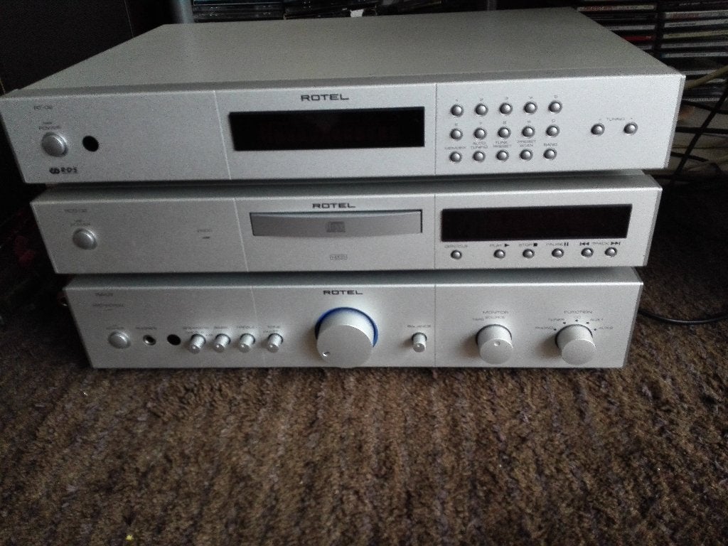 ROTEL stereo set, Autres marques, Enlèvement, Utilisé, Composants en vrac