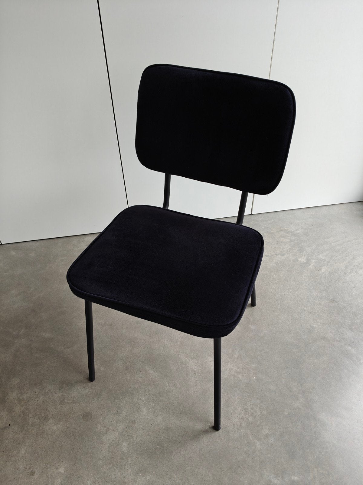 Mooie zwarte eetstoelen, Huis en Inrichting, Stoelen, Gebruikt, Metaal, Zwart, Ophalen