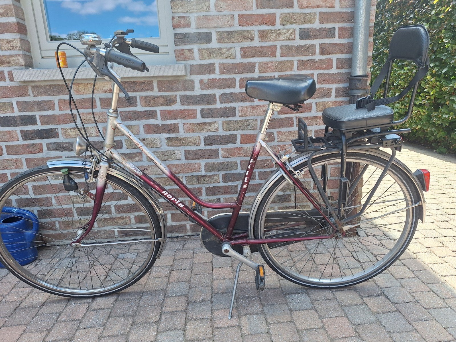 Oude damesfiets, Ophalen, Versnellingen