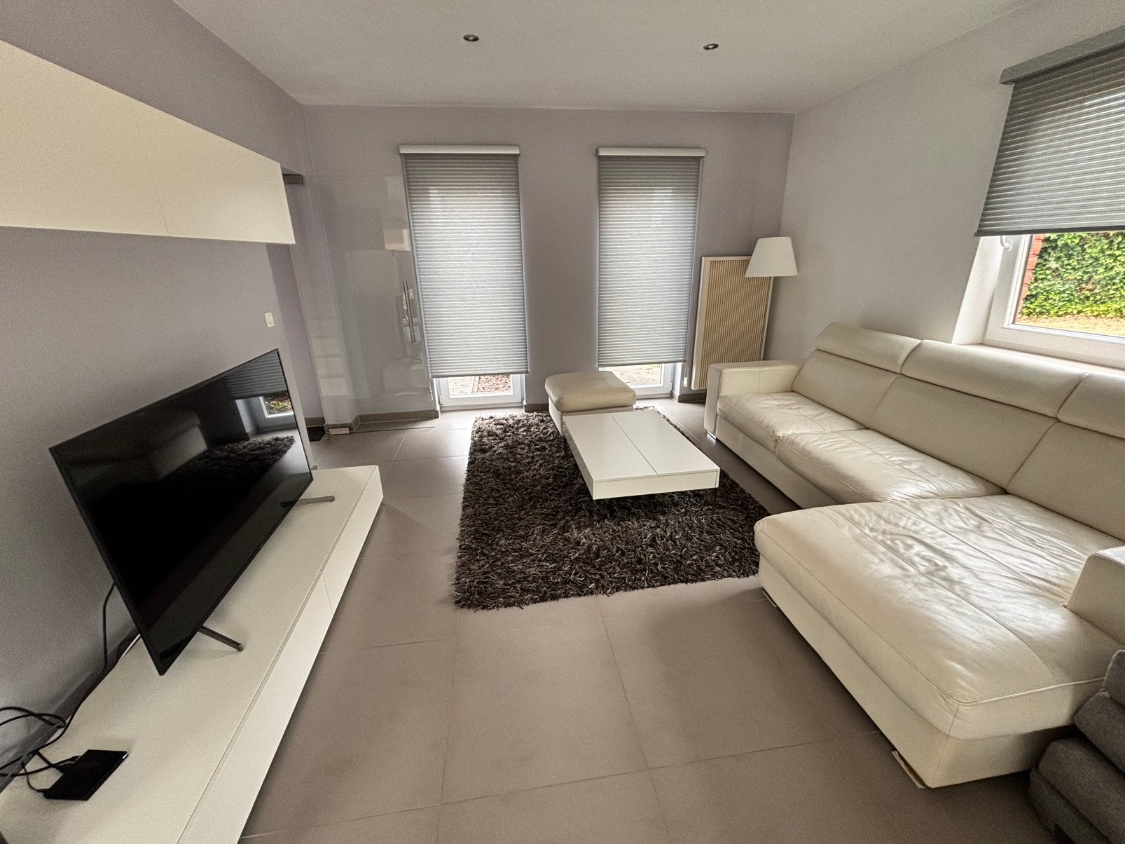 Bo concept volledige loungeset - wit leer, Huis en Inrichting, Complete inboedels, Ophalen