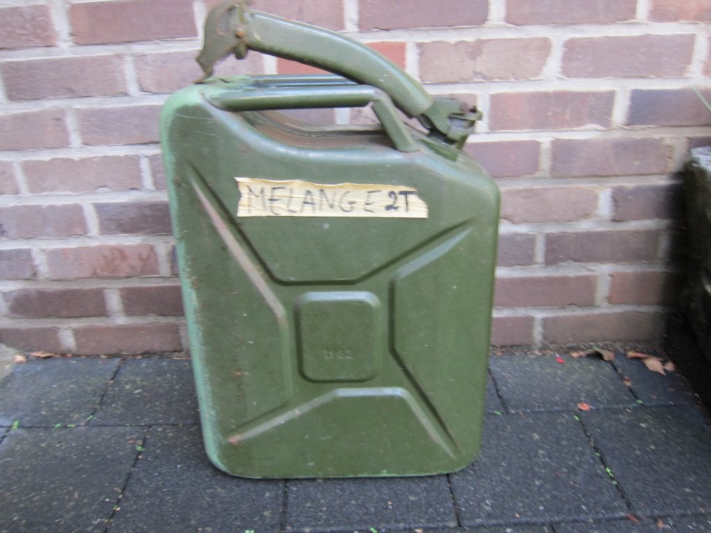 Jerrycans 20L, Enlèvement, Utilisé