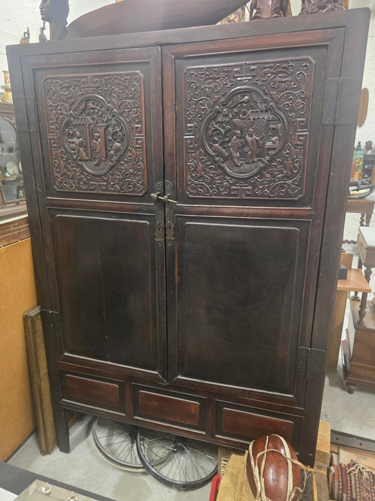 chinese antieke kast, Ophalen
