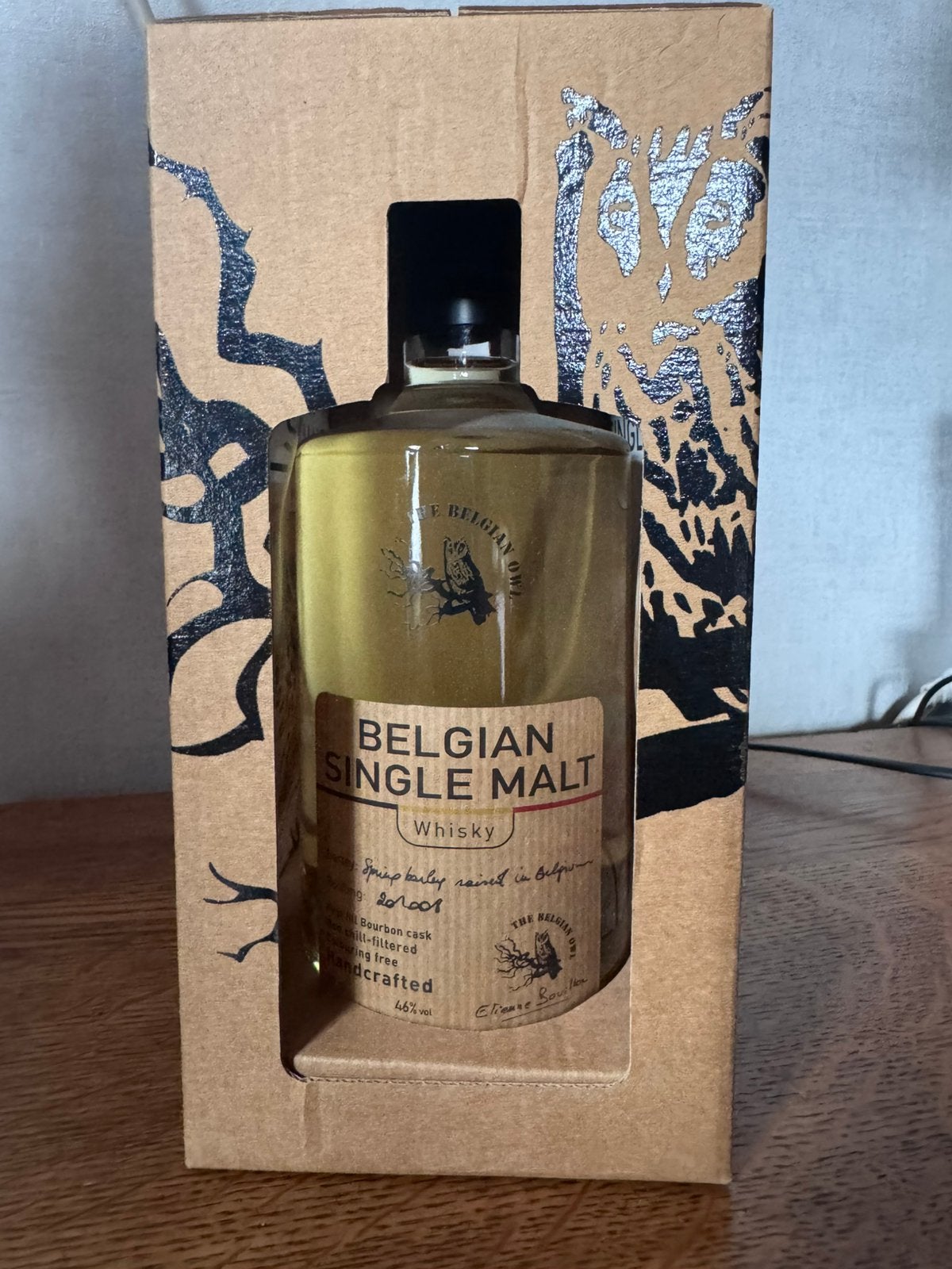 Rare: 1ere Ed. Spirit Belgian Owl 2007, numérotée.  50cl, Ophalen of Verzenden, Zo goed als nieuw