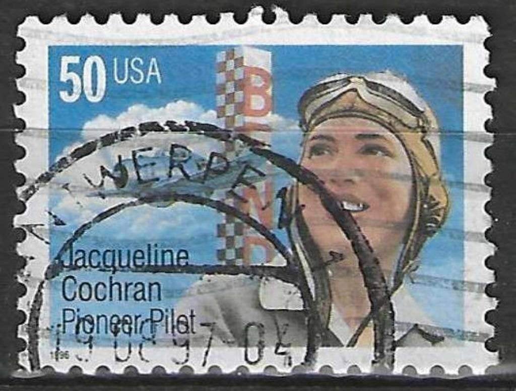 États-Unis 1996 - Yvert 2483 - Jacqueline Cochran (ST), Envoi, Affranchi