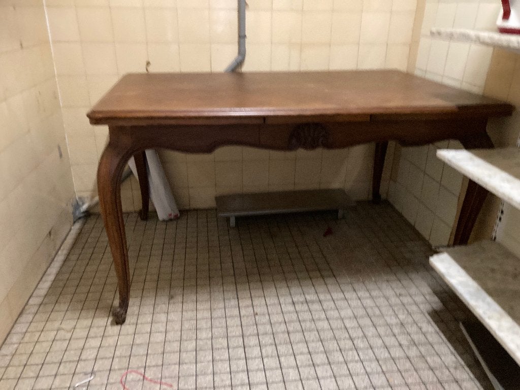 Louis quartorze eetkamer tafel, Ophalen