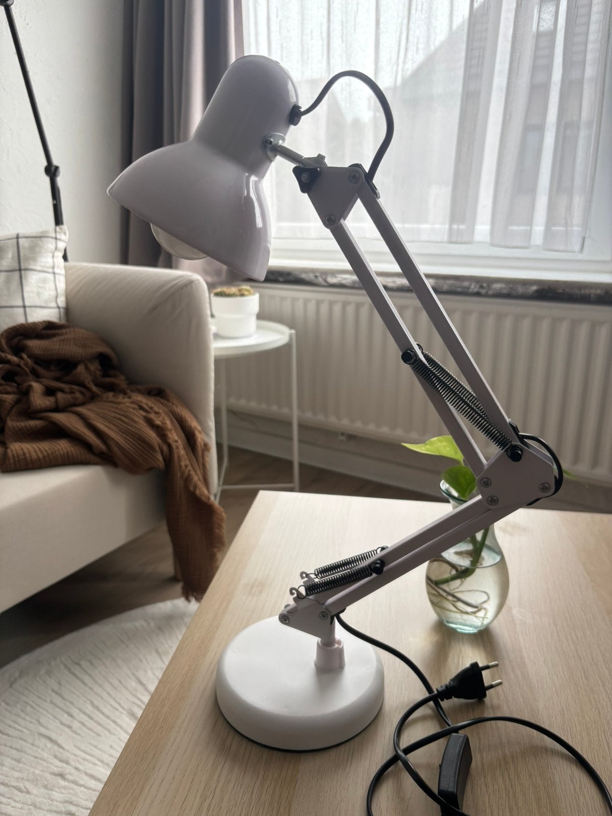 Tafellampen wit, Huis en Inrichting, Lampen | Tafellampen, Wit, Ophalen, Zo goed als nieuw