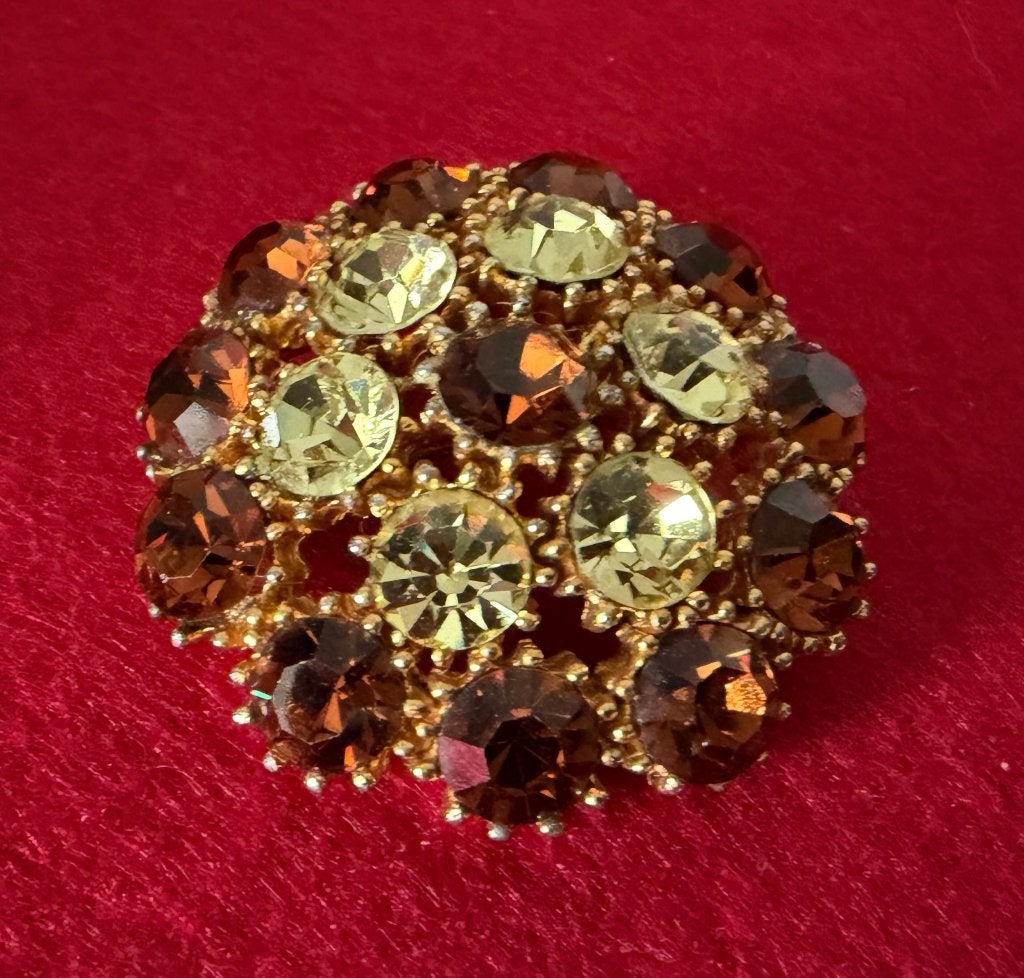 Vintage broche uit de jaren 70, Handtassen en Accessoires, Antieke sieraden, Ophalen of Verzenden, Overige materialen, Broche