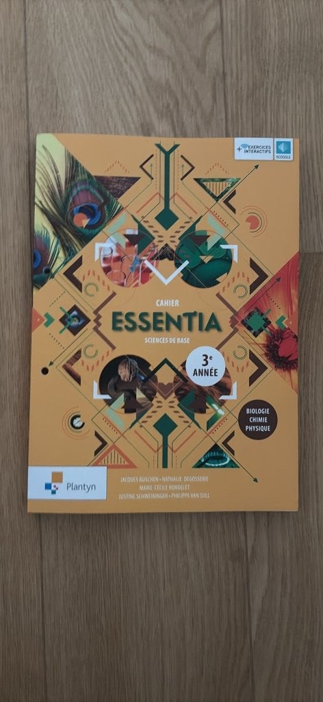 Livre Essentia 3 - Cahier - Sciences de base, Livres, Enlèvement, Neuf, Secondaire, Physique