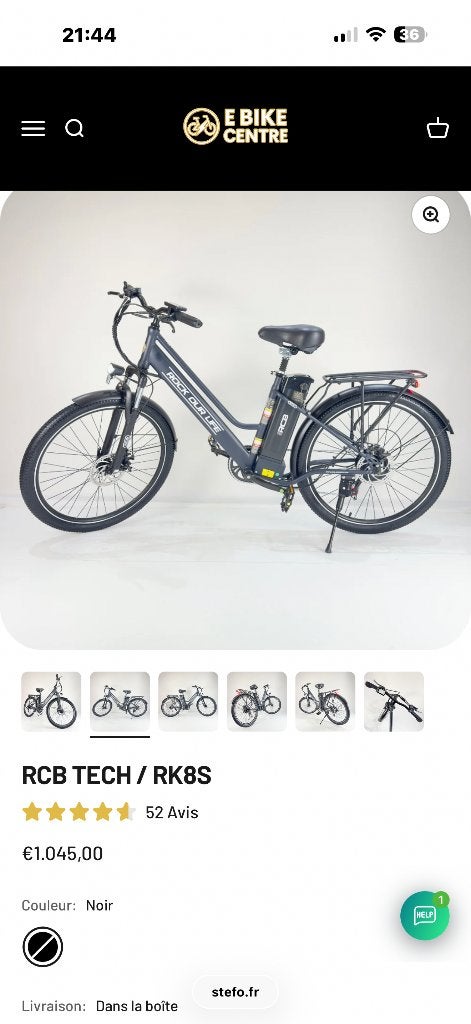 Elektronische fiets RCB met garantie tot 2030, Fietsen en Brommers, Elektrische fietsen, Ophalen, Zo goed als nieuw, 50 km per accu of meer