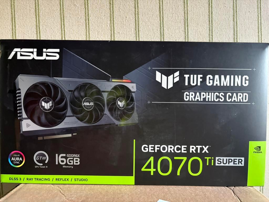 Rtx 4070ti super 16gb, Computers en Software, Videokaarten, Ophalen of Verzenden, Zo goed als nieuw